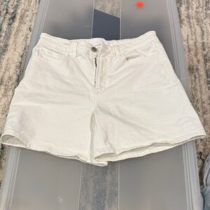 Classic White Jean Shorts for Women